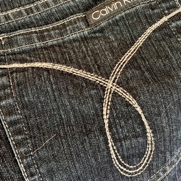 Calvin Klein Blue indigo boot cut jeans - excellent condition - Picture 7 of 10